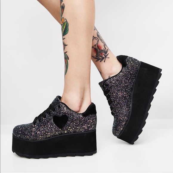 YRU Jester La La Platform shoes size 10 - Picture 1 of 1
